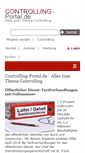 Mobile Screenshot of controllingportal.de