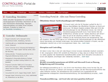 Tablet Screenshot of controllingportal.de